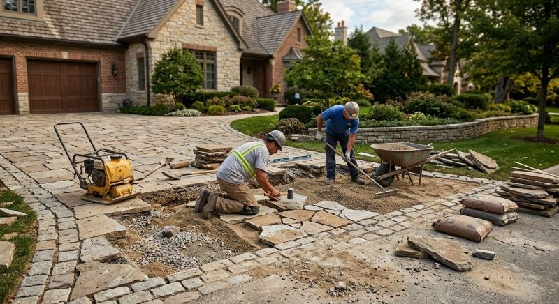 Brick Driveway Repair in Jupiter, FL
