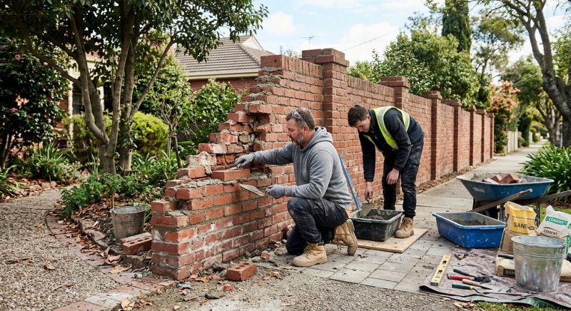 Brick Fence Repair in Jupiter, FL