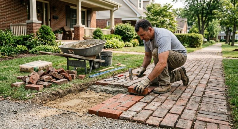 Brick Flatwork Repair in Loxahatchee, FL