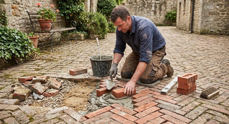 Brick Hardscape Repair in Jupiter, FL