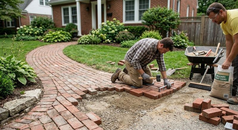 Brick Pathway Repair in Jupiter, FL