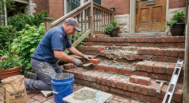 Brick Steps Repair in Jupiter, FL