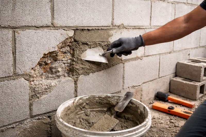 Cinder Block Wall Repair in Stuart, FL