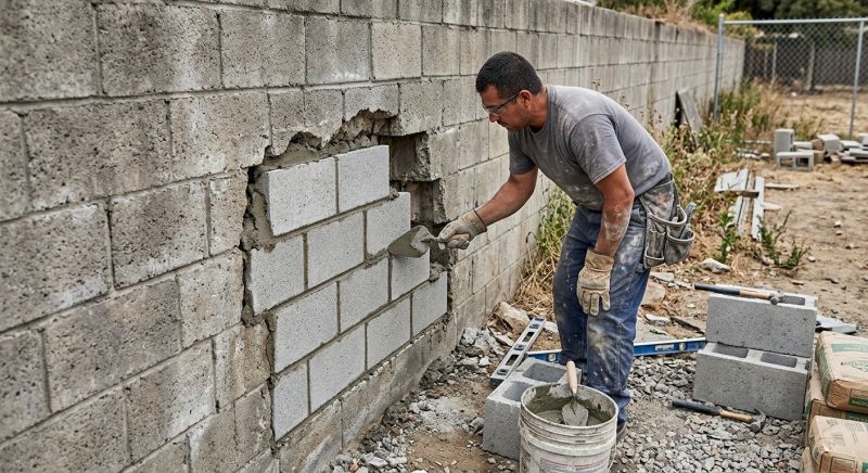 Concrete Block Repair in Jupiter, FL