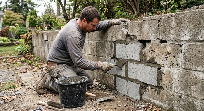 Concrete Block Repair in Palm City, FL