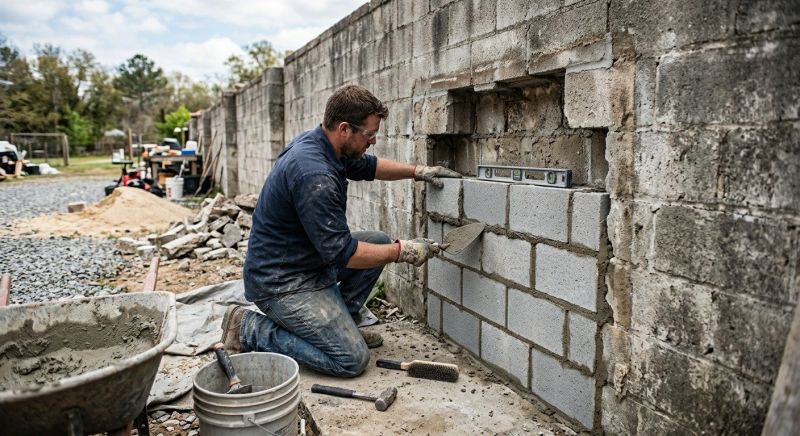 Masonry Wall Repair in Jupiter, FL