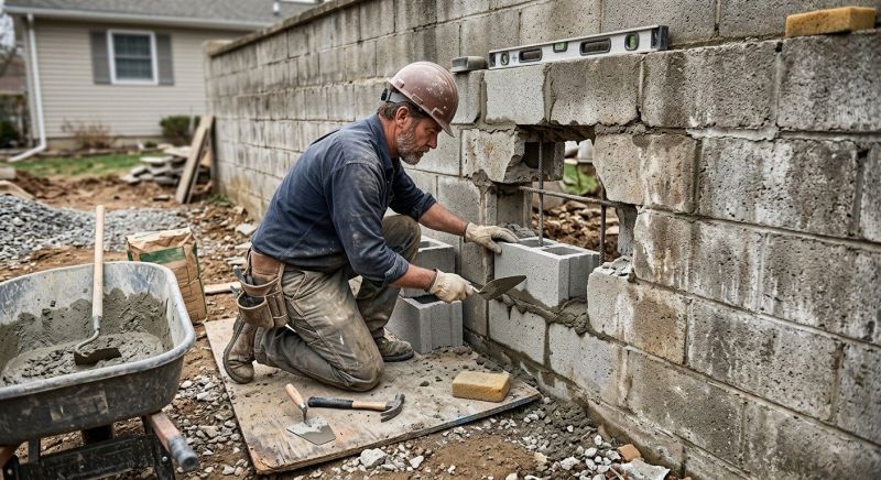 Masonry Wall Repair in Jupiter, FL