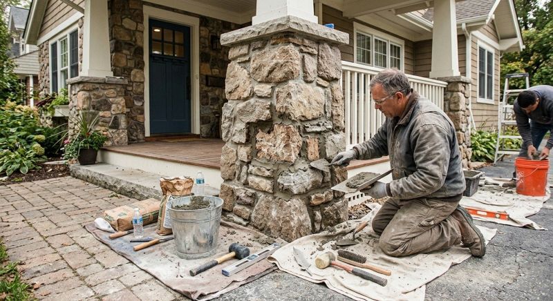 Stone Column Repair in Jupiter, FL