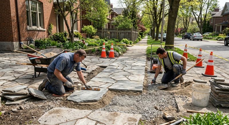 Stone Walkway Repair in Jupiter, FL