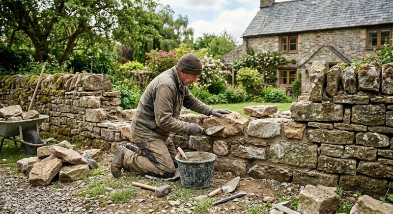 Stone Wall Repair in Palm City, FL